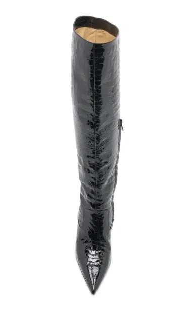 Bottega Veneta Punta Gloss Croc Leather Boots | Thumbnail 5 Bottega Veneta Punta Gloss Croc Leather Boots | Thumbnail 5