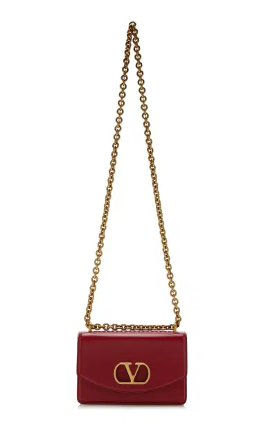 Valentino Garavani Vain Small Leather Shoulder Bag | Thumbnail 1 Valentino Garavani Vain Small Leather Shoulder Bag | Thumbnail 1