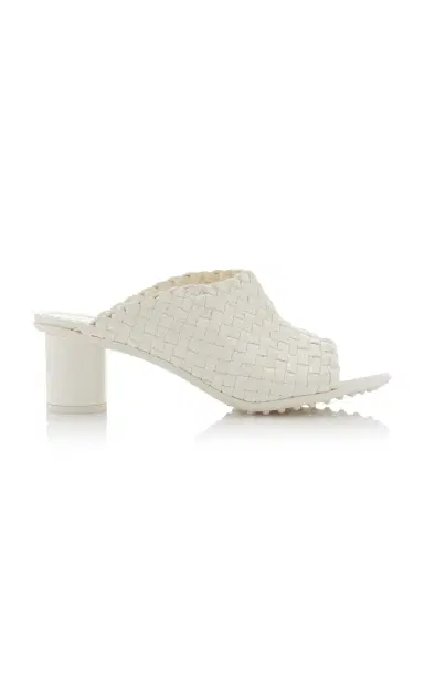Bottega Veneta Atomic Intrecciato Leather Mules | Thumbnail 1 Bottega Veneta Atomic Intrecciato Leather Mules | Thumbnail 1