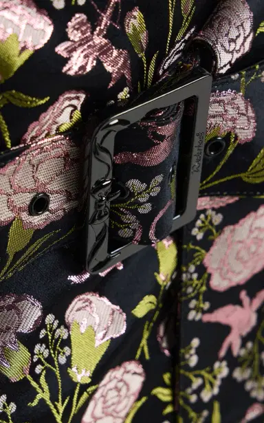 Wiederhoeft Julie Floral Jacquard Midi Dress - Multi | Thumbnail 5 Wiederhoeft Julie Floral Jacquard Midi Dress - Multi | Thumbnail 5
