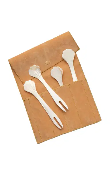 Gohar World Set-of-Four Mother-of-Pearl Seafood Picks - White | Thumbnail 3 Gohar World Set-of-Four Mother-of-Pearl Seafood Picks - White | Thumbnail 3