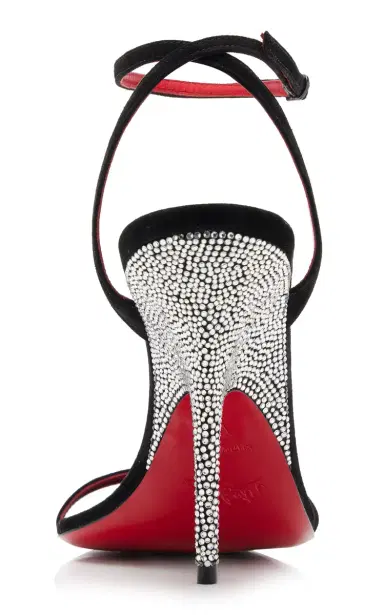 Christian Louboutin Arch Queen 100mm Embellished Suede Sandals | Thumbnail 6 Christian Louboutin Arch Queen 100mm Embellished Suede Sandals | Thumbnail 6