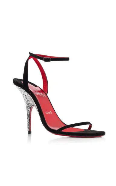 Christian Louboutin Arch Queen 100mm Embellished Suede Sandals | Thumbnail 7 Christian Louboutin Arch Queen 100mm Embellished Suede Sandals | Thumbnail 7