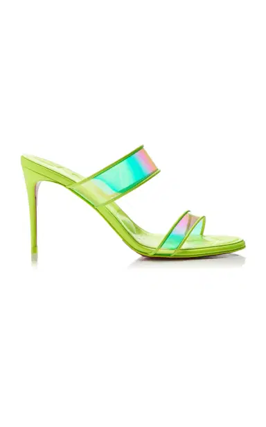 Christian Louboutin Just Loubi 85mm PVC; Patent Leather Sandals | Thumbnail 6 Christian Louboutin Just Loubi 85mm PVC; Patent Leather Sandals | Thumbnail 6