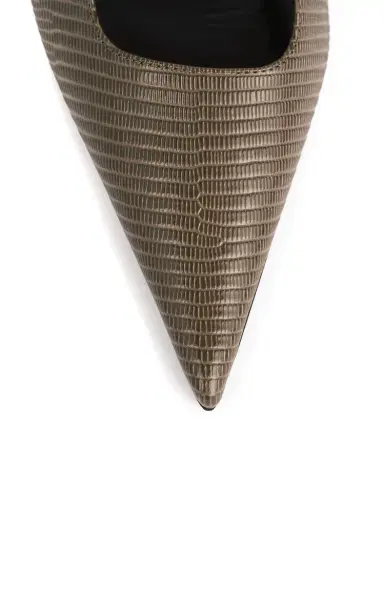 Toteme Lizard-Embossed Leather Slingback Pumps | Thumbnail 6 Toteme Lizard-Embossed Leather Slingback Pumps | Thumbnail 6