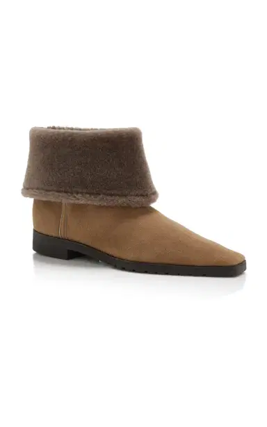 TOTEME Fold-Down Shearling Boots | Thumbnail 5 TOTEME Fold-Down Shearling Boots | Thumbnail 5