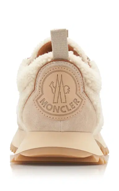 Moncler Pacey Shearling-Suede Sneakers | Thumbnail 4 Moncler Pacey Shearling-Suede Sneakers | Thumbnail 4