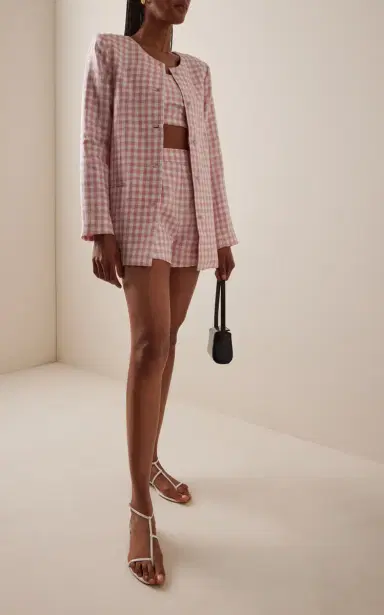 Posse Exclusive Riviera Rio Checked Linen Jacket | Thumbnail 9 Posse Exclusive Riviera Rio Checked Linen Jacket | Thumbnail 9