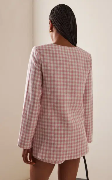 Posse Exclusive Riviera Rio Checked Linen Jacket | Thumbnail 10 Posse Exclusive Riviera Rio Checked Linen Jacket | Thumbnail 10