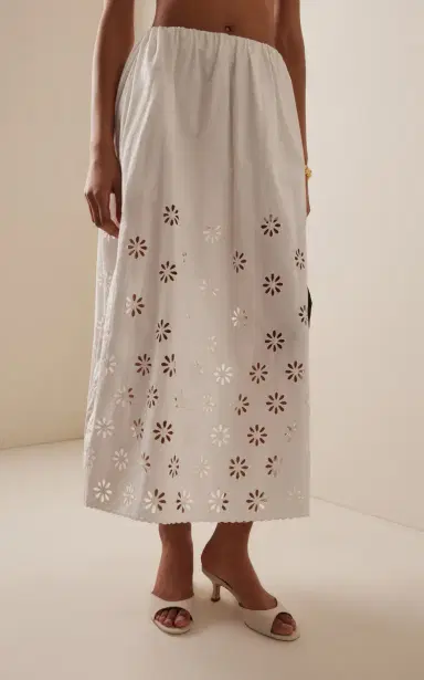 Posse Exclusive Riviera Cecilia Cotton Maxi Skirt | Thumbnail 3 Posse Exclusive Riviera Cecilia Cotton Maxi Skirt | Thumbnail 3