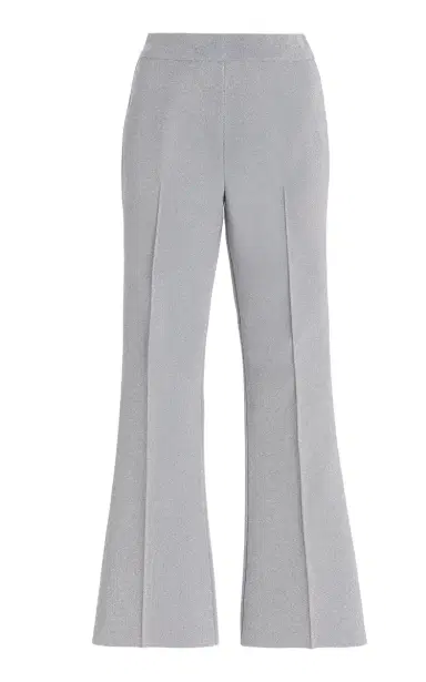 HIGH SPORT Exclusive Kick Metallic Cotton Knit Cropped Flared Pants | Thumbnail 6 HIGH SPORT Exclusive Kick Metallic Cotton Knit Cropped Flared Pants | Thumbnail 6