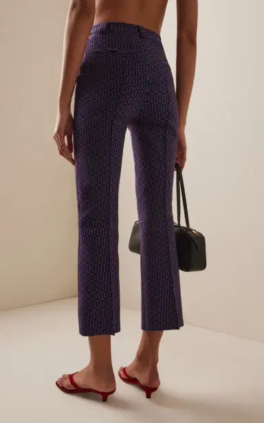 High Sport Charlie Cotton-Blend Geo-Jacquard Flared Pants | Thumbnail 5 High Sport Charlie Cotton-Blend Geo-Jacquard Flared Pants | Thumbnail 5