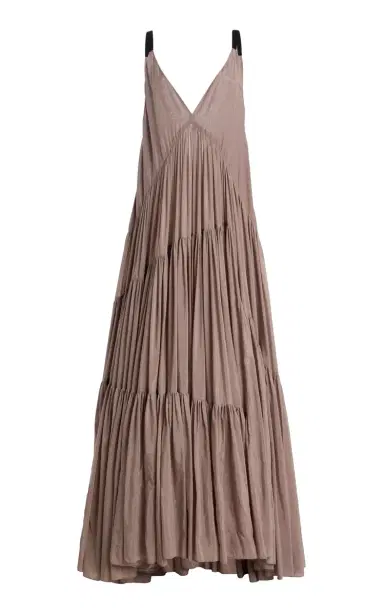 Temily Exclusive Theatre for Dreamers Tiered Silk-Blend Gown | Thumbnail 1 Temily Exclusive Theatre for Dreamers Tiered Silk-Blend Gown | Thumbnail 1