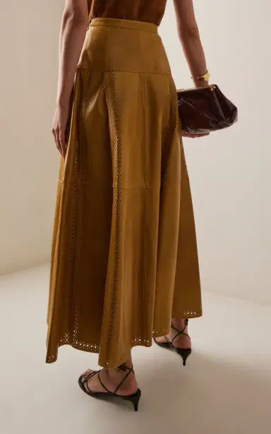 Ulla Johnson Aninda Leather Midi Skirt | Thumbnail 4 Ulla Johnson Aninda Leather Midi Skirt | Thumbnail 4
