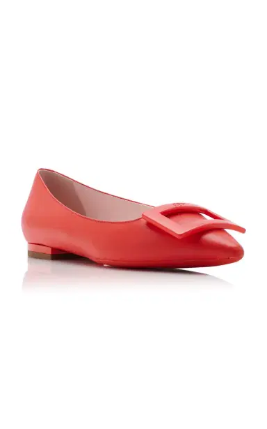 Roger Vivier Gommettine Leather Flats | Thumbnail 5 Roger Vivier Gommettine Leather Flats | Thumbnail 5