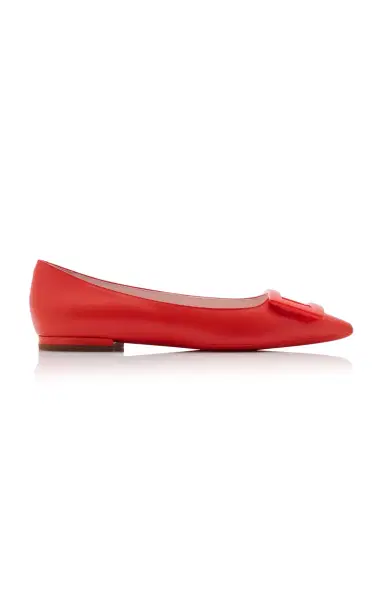 Roger Vivier Gommettine Leather Flats | Thumbnail 6 Roger Vivier Gommettine Leather Flats | Thumbnail 6
