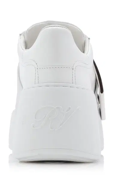 Roger Vivier Viv Skate Buckle-Detailed Leather Sneakers | Thumbnail 4 Roger Vivier Viv Skate Buckle-Detailed Leather Sneakers | Thumbnail 4