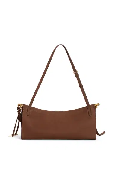 Alaïa Le Click Medium Suede E/W Shoulder Bag | Thumbnail 3 Alaïa Le Click Medium Suede E/W Shoulder Bag | Thumbnail 3