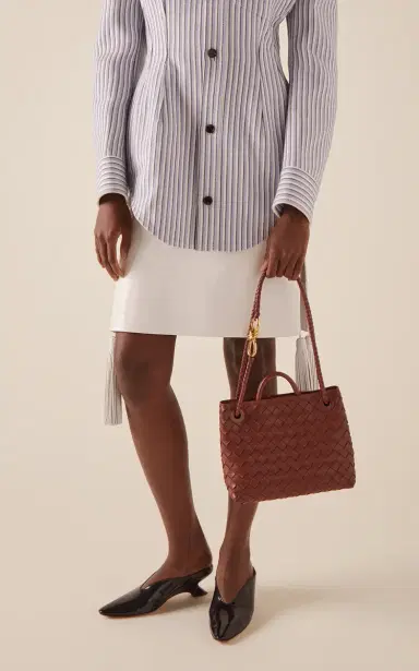 Bottega Veneta Small Andiamo Intrecciato Leather Bag | Thumbnail 2 Bottega Veneta Small Andiamo Intrecciato Leather Bag | Thumbnail 2
