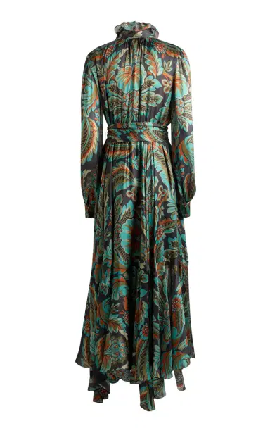 Etro Ruffled Silk Maxi Dress | Thumbnail 6 Etro Ruffled Silk Maxi Dress | Thumbnail 6