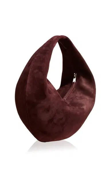 Khaite Olivia Medium Suede Hobo Bag - Purple - OS | Thumbnail 11 Khaite Olivia Medium Suede Hobo Bag - Purple - OS | Thumbnail 11