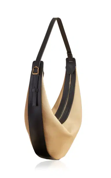 Khaite Augustina Canvas-Leather Hobo Bag | Thumbnail 7 Khaite Augustina Canvas-Leather Hobo Bag | Thumbnail 7