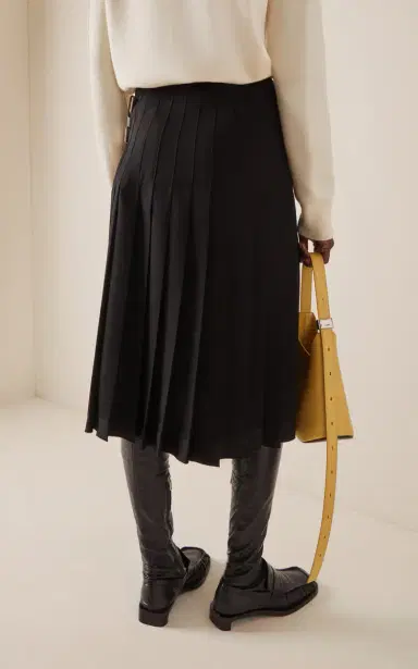 Jil Sander Wool Midi Skirt | Thumbnail 4 Jil Sander Wool Midi Skirt | Thumbnail 4