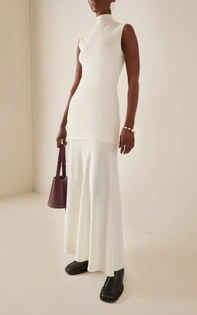 Jil Sander Turtleneck Midi Dress | Thumbnail 2 Jil Sander Turtleneck Midi Dress | Thumbnail 2
