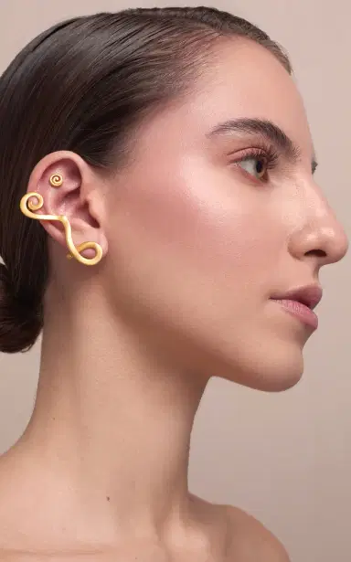 CANO Suyay 24K Yellow Gold-Plated Earcuff - Gold - OS - Moda Operandi | Thumbnail 4 CANO Suyay 24K Yellow Gold-Plated Earcuff - Gold - OS - Moda Operandi | Thumbnail 4