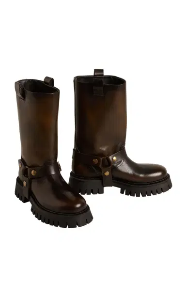 Golden Goose Kurt Distressed Leather Boots | Thumbnail 3 Golden Goose Kurt Distressed Leather Boots | Thumbnail 3