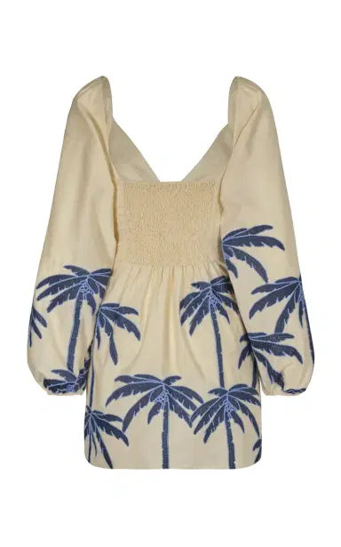 Johanna Ortiz The Power Of The Sea Printed Cotton-Blend Mini Dress | Thumbnail 6 Johanna Ortiz The Power Of The Sea Printed Cotton-Blend Mini Dress | Thumbnail 6