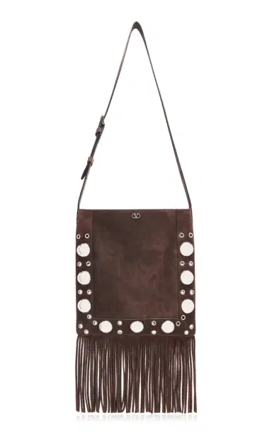 Valentino Garavani Nellcote Studded Suede Crossbody Bag | Thumbnail 6 Valentino Garavani Nellcote Studded Suede Crossbody Bag | Thumbnail 6