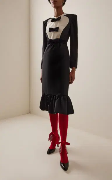 Valentino Garavani Sheer Tights - Red - S/M | Thumbnail 3 Valentino Garavani Sheer Tights - Red - S/M | Thumbnail 3