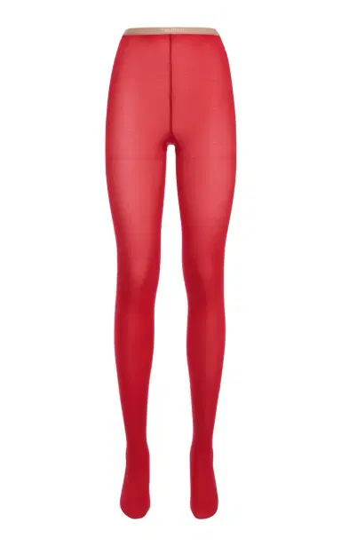 Valentino Garavani Sheer Tights - Red - S/M | Thumbnail 1 Valentino Garavani Sheer Tights - Red - S/M | Thumbnail 1