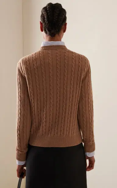 Prada Logo-Knit Cashmere Sweater | Thumbnail 4 Prada Logo-Knit Cashmere Sweater | Thumbnail 4