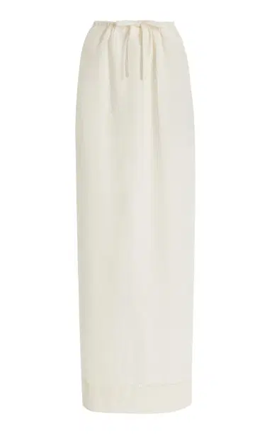 Prada Linen Maxi Drawstring Skirt | Thumbnail 6 Prada Linen Maxi Drawstring Skirt | Thumbnail 6