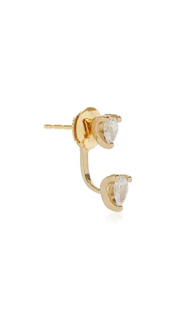 Anita Ko Classic Pear Diamond Orbit Earring | Thumbnail 3 Anita Ko Classic Pear Diamond Orbit Earring | Thumbnail 3