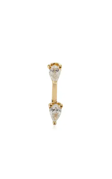 Anita Ko Classic Pear Diamond Orbit Earring | Thumbnail 4 Anita Ko Classic Pear Diamond Orbit Earring | Thumbnail 4