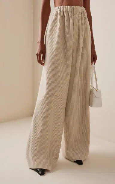 Proenza Schouler Lidie Cotton-Corduroy Wide-Leg Pants | Thumbnail 3 Proenza Schouler Lidie Cotton-Corduroy Wide-Leg Pants | Thumbnail 3