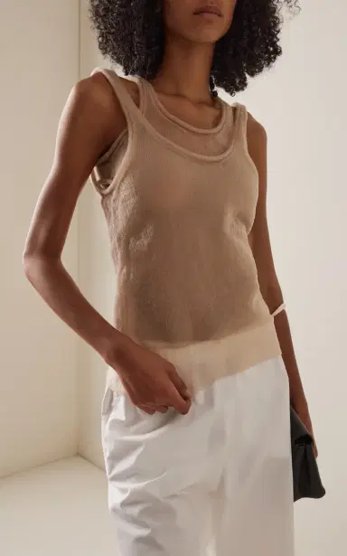Aisling Camps Film Layered Knit Tank Top | Thumbnail 3 Aisling Camps Film Layered Knit Tank Top | Thumbnail 3