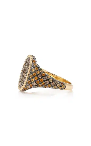Yvonne Léon Python Oval Signet Ring | Thumbnail 6 Yvonne Léon Python Oval Signet Ring | Thumbnail 6