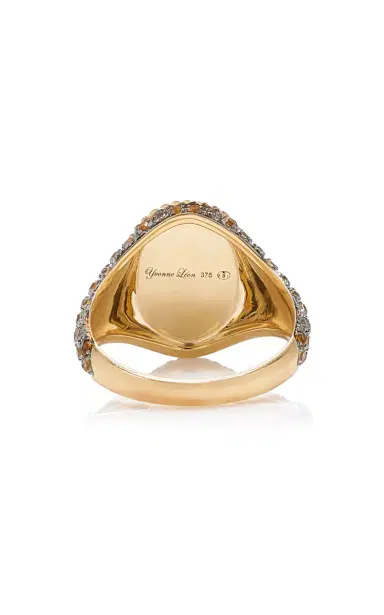 Yvonne Léon Python Oval Signet Ring | Thumbnail 7 Yvonne Léon Python Oval Signet Ring | Thumbnail 7