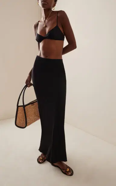 Anemos Bias-Cut Cupro Jersey Maxi Skirt | Thumbnail 2 Anemos Bias-Cut Cupro Jersey Maxi Skirt | Thumbnail 2