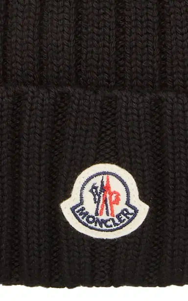 Moncler Ribbed-Knit Wool Beanie | Thumbnail 5 Moncler Ribbed-Knit Wool Beanie | Thumbnail 5