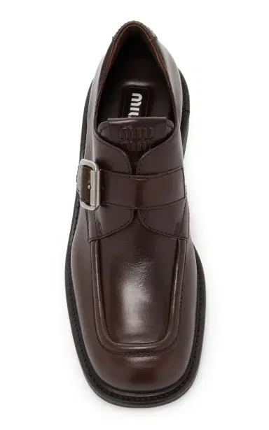 Miu Miu Leather Loafers | Thumbnail 3 Miu Miu Leather Loafers | Thumbnail 3