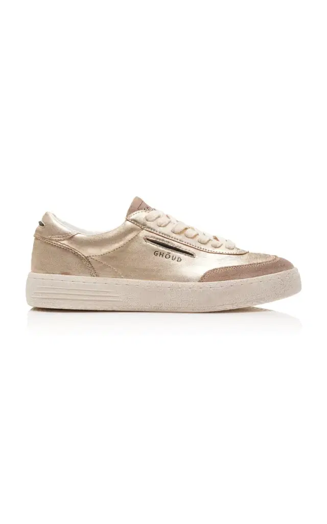 Lido Metallic Leather Sneakers - Gold Lido Metallic Leather Sneakers - Gold