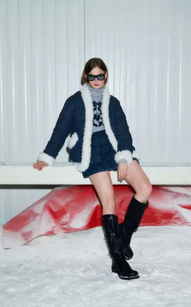 Miu Miu Lifestyle Leather Knee Boots | Thumbnail 2 Miu Miu Lifestyle Leather Knee Boots | Thumbnail 2