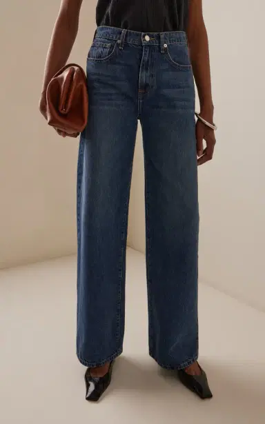 Brandon Maxwell The Callan Mid-Rise Wide-Leg Jeans | Thumbnail 5 Brandon Maxwell The Callan Mid-Rise Wide-Leg Jeans | Thumbnail 5