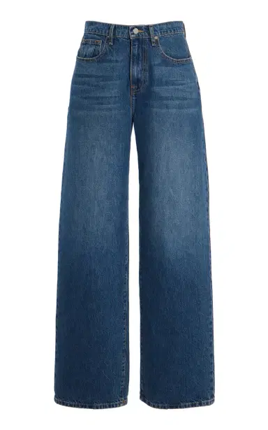 Brandon Maxwell The Callan Mid-Rise Wide-Leg Jeans | Thumbnail 1 Brandon Maxwell The Callan Mid-Rise Wide-Leg Jeans | Thumbnail 1