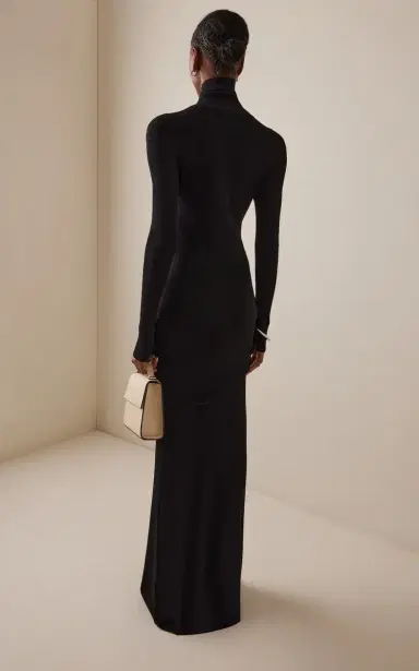 Brandon Maxwell The Lainey Draped Knit Gown | Thumbnail 4 Brandon Maxwell The Lainey Draped Knit Gown | Thumbnail 4